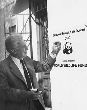 José Antonio Valverde, primer director de la Estación Biológica de Doñana, y principal impulsor de la Reserva.