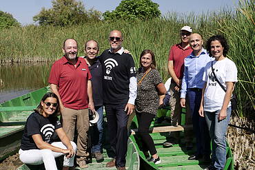  voluntarias en Daimiel (proyecto Bankia. Bosques de Agua) 