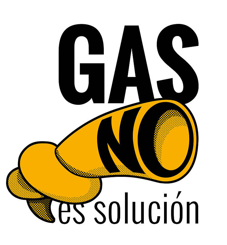 Logo de la red Gas no es solución. 