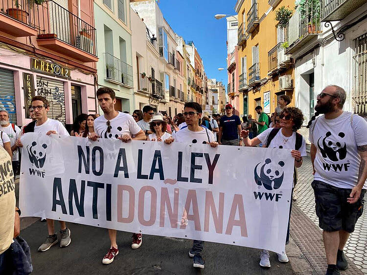 Manifestación en defensa de Doñana mayo 2023 