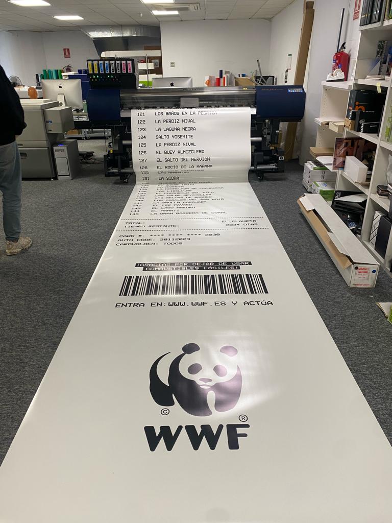 Wwf Inicios Con motivo de la COP28 presentamos: La factura más larga de la historia ...