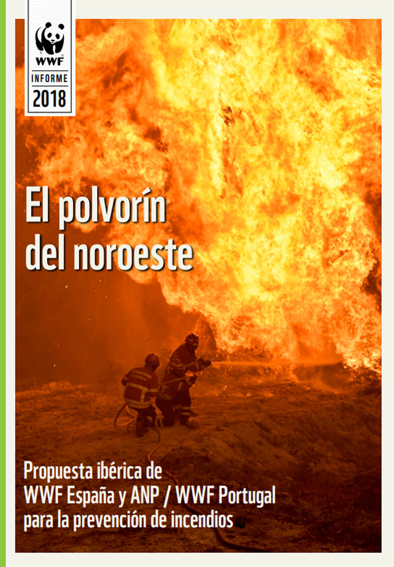 Portada El polvorín del noroeste (informe incendios forestales en España 2018)