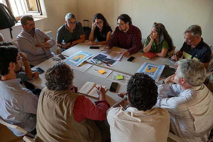 Un taller con los agentes de la zona para definir la restauración de Cerro Garrido